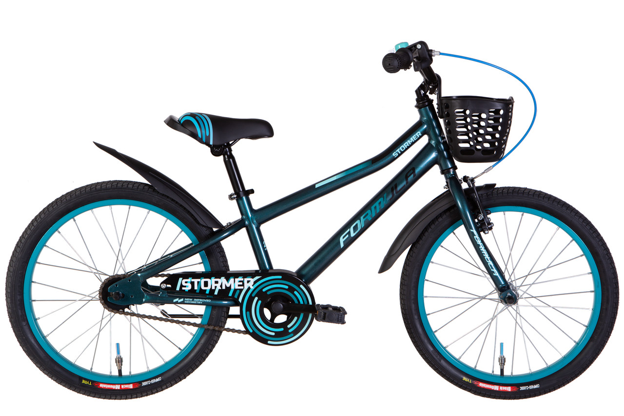 Велосипед 20" Formula STORMER BH 2024 рама - 10" синій з блакитним