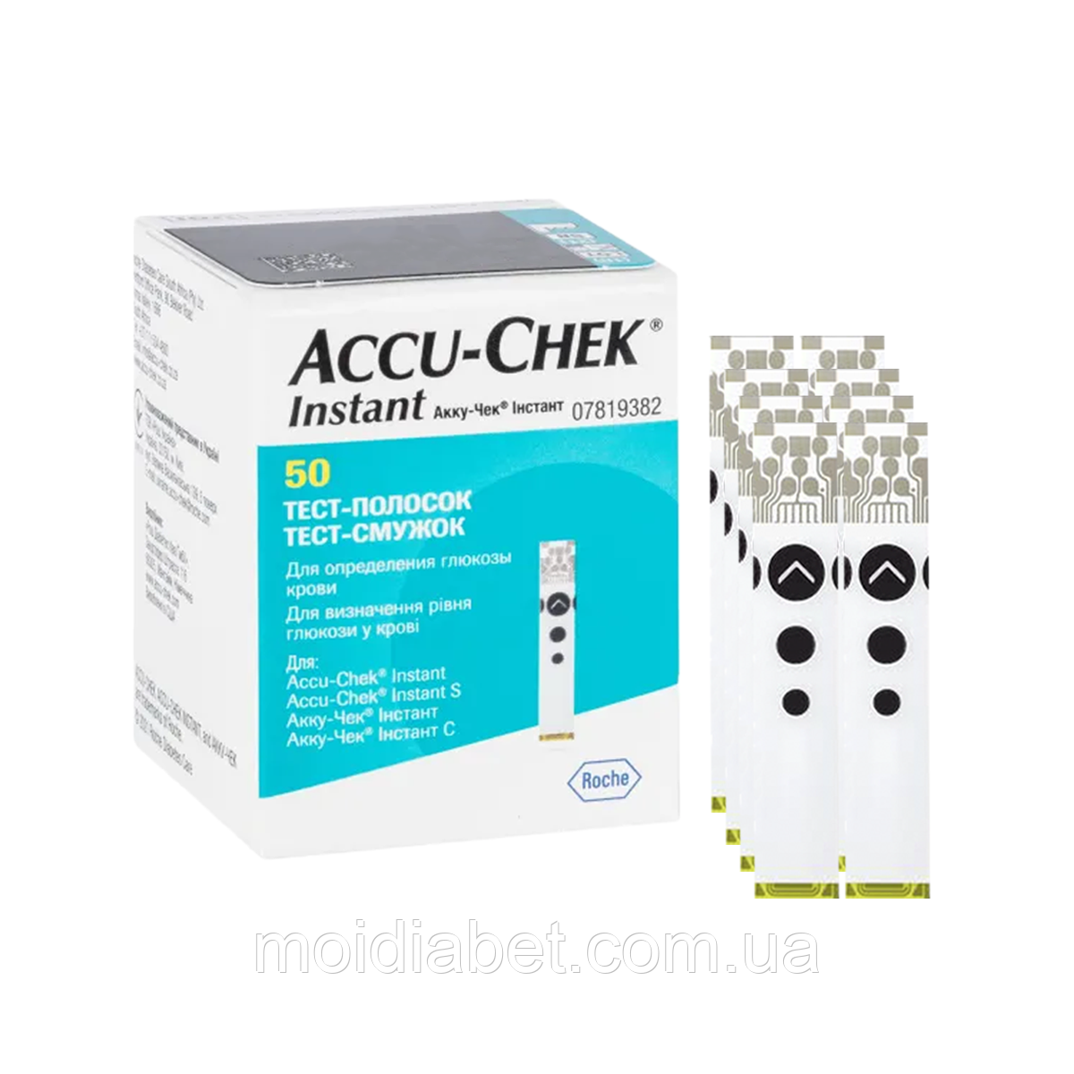 Тест-смужки Акку Чек Інстант (Accu Chek Instant) 50 — 400 штук