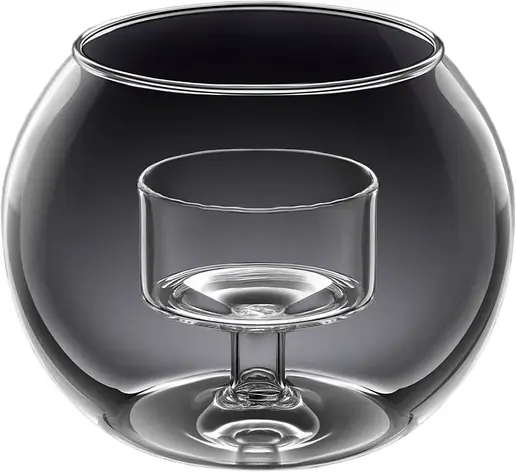 Підсвічник на одну свічку Wilmax Thermo Glass 12*10см WL-888974/A круглий, фото 1