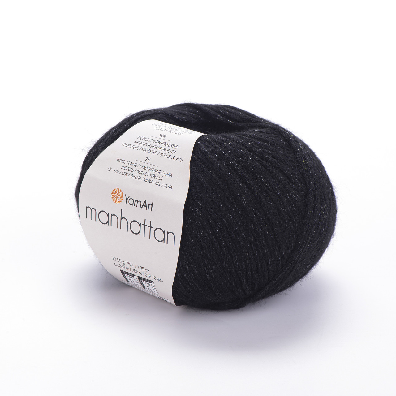 Пряжа YarnArt Manhattan №916 чорний (Ярнарт Манхеттен), фото 1