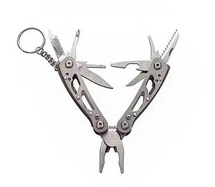 Мультитул - брелок у чохлі Silver
