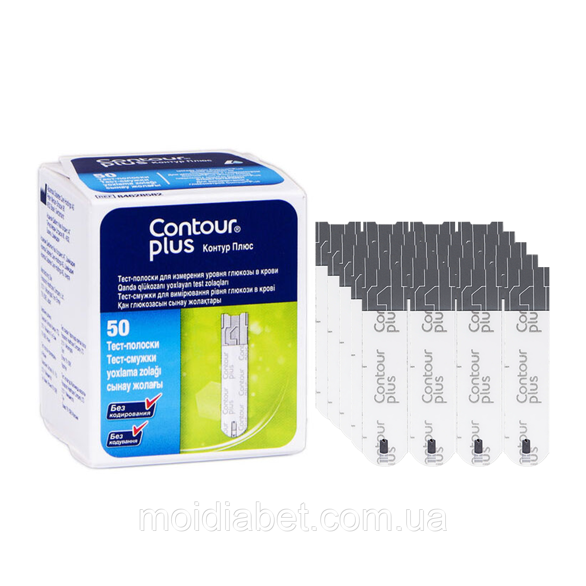 Тест-смужки Contour Plus 50 — 1000 штук