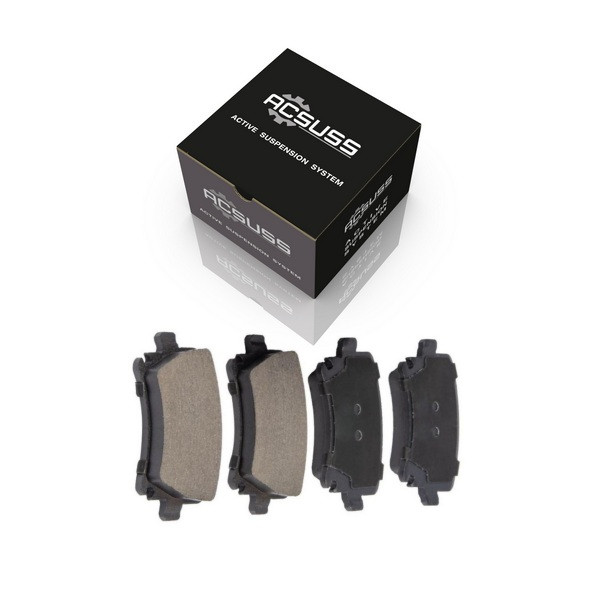 Гальмівні колодки VW Scirocco III (2008-17) Фольксваген Сіроко. Задні. КОРЕЯ Acsuss! GDB1622 , FDB1636