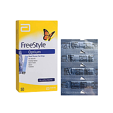 Тест смужки Free style optium 50 шт.