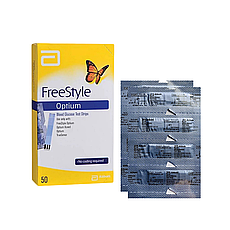 Тест смужки Freestyle Optium 50 — 100 штук