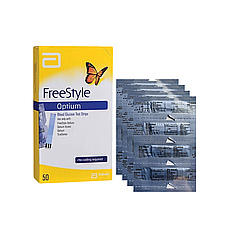 Тест смужки Freestyle Optium 50 — 200 штук