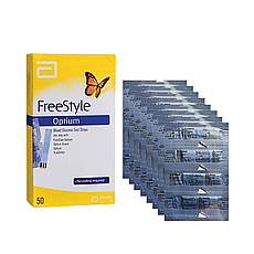 Тест смужки Freestyle Optium 50 — 400 штук