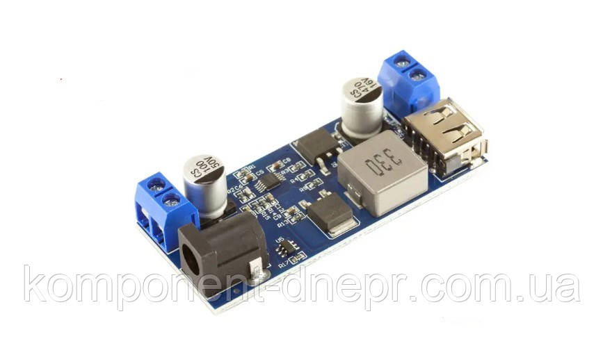 Модуль перетворювач DC-DC знижувальний USB-вихід XY-3606, фото 1