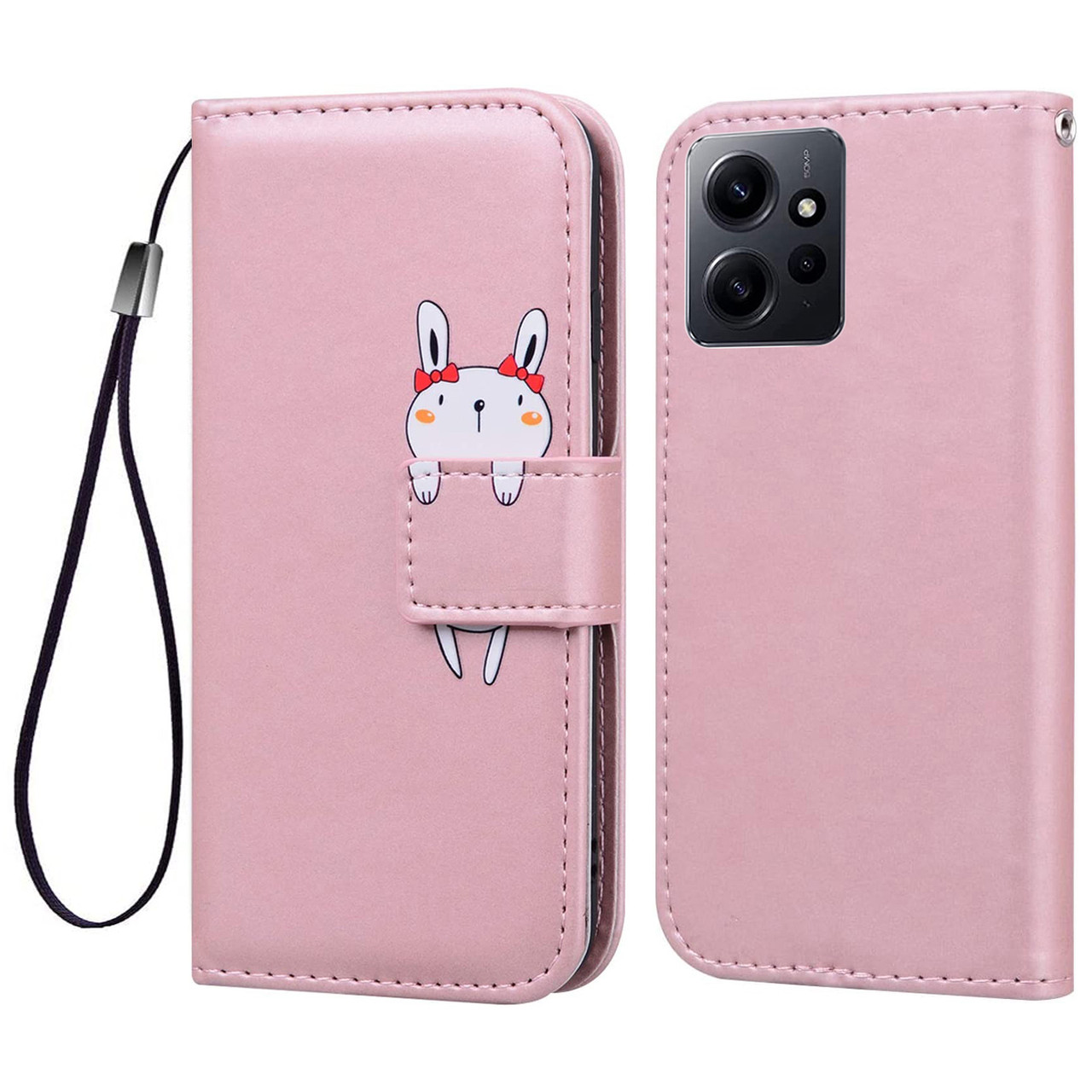 Чохол-книжка Animal Wallet для Xiaomi Redmi Note 12 4G Rabbit, фото 1
