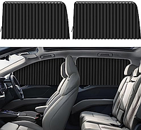 Шторки в машину сонцезахисні на передні бічні стекла 2 шт чорні на магнітному кріпленні