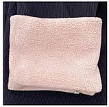 Дитячі лосини для дівчинки на флісіі рубчик на зріст 98-140 чорні, фото 3