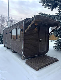 Баня Квадро 6 метрів,індивідуальне планування.( З великим вікном)