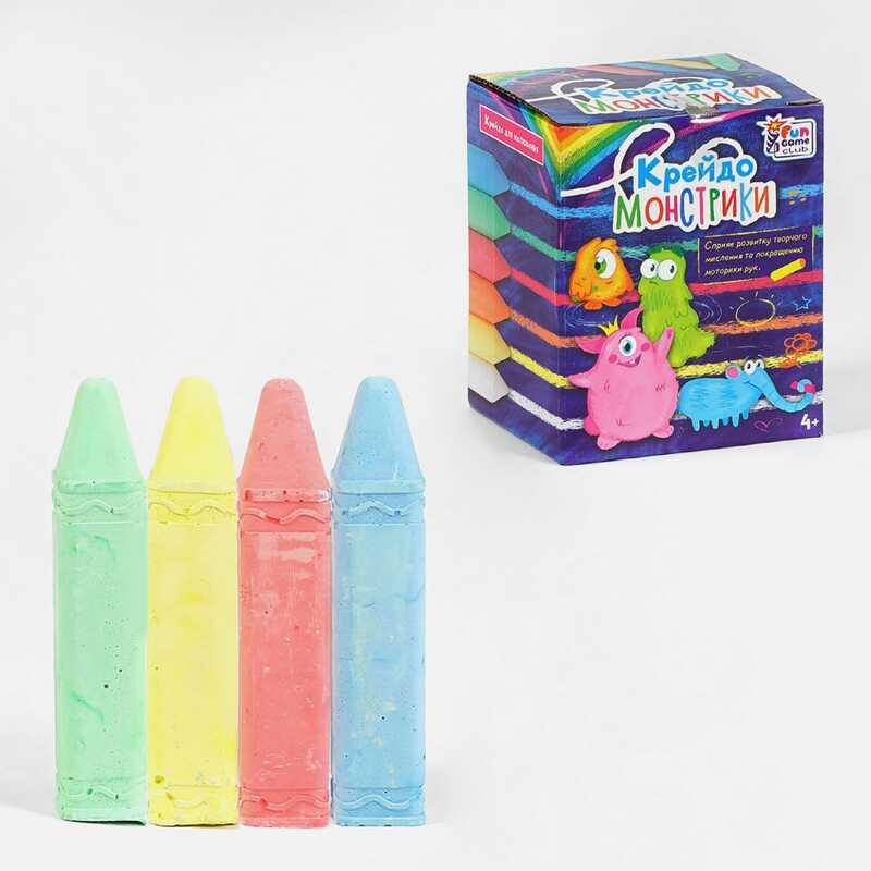 Гр Крейда 53710 (24) "4FUN Game Club", 12 штук, 4 кольори, у коробці