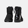 Зимові Жіночі Черевики UGG Mini Double Zip Black Lacquer / УГГ Міні Дабл Зіп Лакер Чорні, фото 6