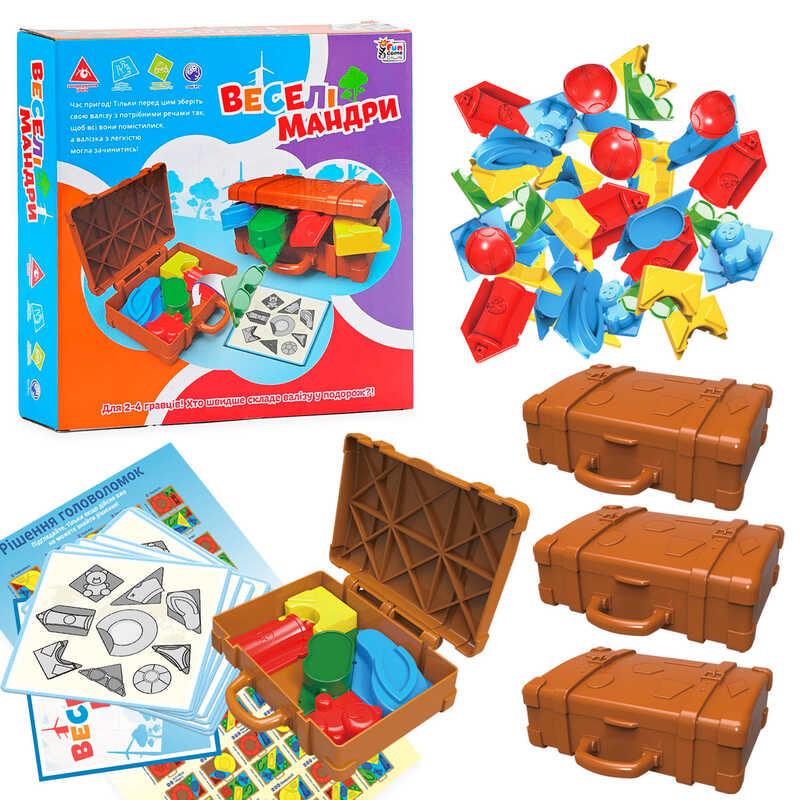 Гр Розвиваюча гра UKВ-В 0044 "Веселі мандри" (12) "4FUN Game Club", фото 1