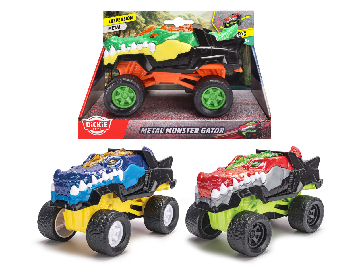 Машинка Dickie Toys Монстр алігатор 15см, 3 види, 3+ (3752020)
