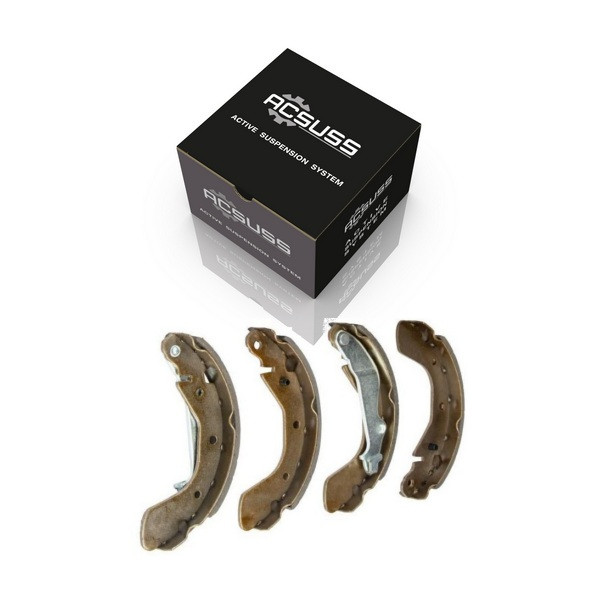 Гальмівні колодки Chevrolet Spark M300 (2010-) Шевроле Спарк. Задні. Барабан. КОРЕЯ Acsuss! GS8760 , FSB4173