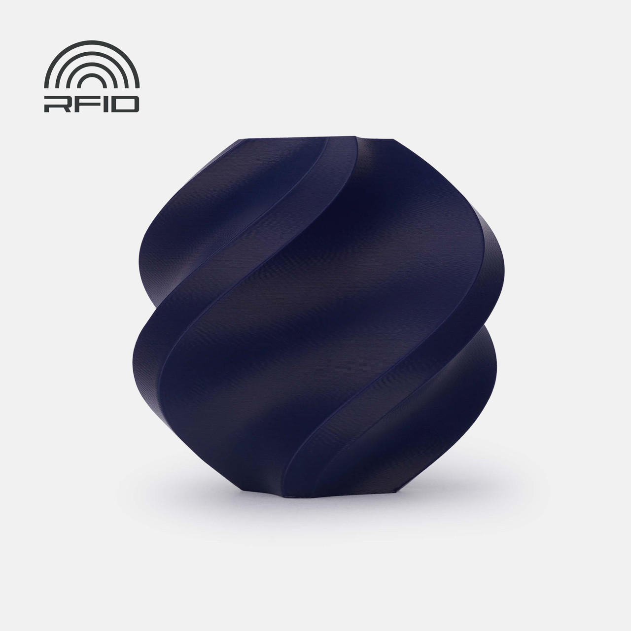 Пластик філамент для 3D-друку Bambu Lab ABS Navy Blue (40602), Reusable Spool, 1.75мм, 1кг, 398м, 240-270°C, Темно-Синій