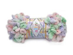 Пряжа Puffy Color 5938 5шт/уп ТМ ALIZE