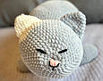 ПОДУШКА КІТ, Майстер-клас із в'язання іграшки амігурумі (рівень початківець̆), фото 8