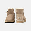Зимові Жіночі Черевики UGG Bailey Button Ginger Mini Beige / УГГ Бейлі Баттон Джинджер Міні Бежеві, фото 6