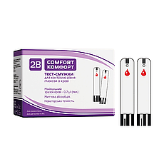 Тест-смужки Тубі Комфорт 50 шт. (2B Comfort)/100 штук