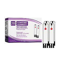 Тест-смужки Тубі Комфорт 50 шт. (2B Comfort)/200 штук