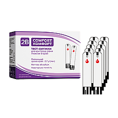 Тест-смужки Тубі Комфорт 50 шт. (2B Comfort)/500 штук
