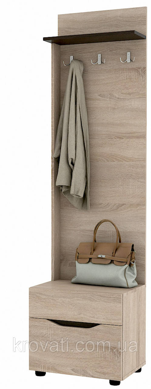 Вішалка "Аякс" 500x376x1880 мм Майстер Форм. Дуб сонома/Венге магія