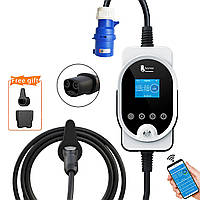 Зарядка для електромобіля 7.4 кВт 32A 1-фаза Type Tesla (американське авто) WI-FI Master FEYREE на Все для электромобилей Подбор