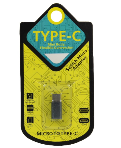 Адаптер micro USB to Type C