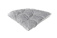 Подушка-лежак (синтепон) для кішок і собак Мур-Мяу трикутна 40 х 40 см Сіра