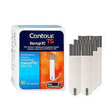Тест-смужки Контур TS 50 шт. (Contour TS)/300 штук