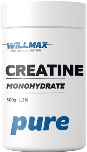 Креатин Товарwillmax Creatine Monohydrate 500 г без смаку