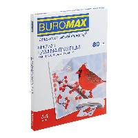 Плівка для ламінування, 80мкм, A4(216x303мм), глянцева,100 шт.в уп. BM.7723 Ламінаційна плівка для ламінатора