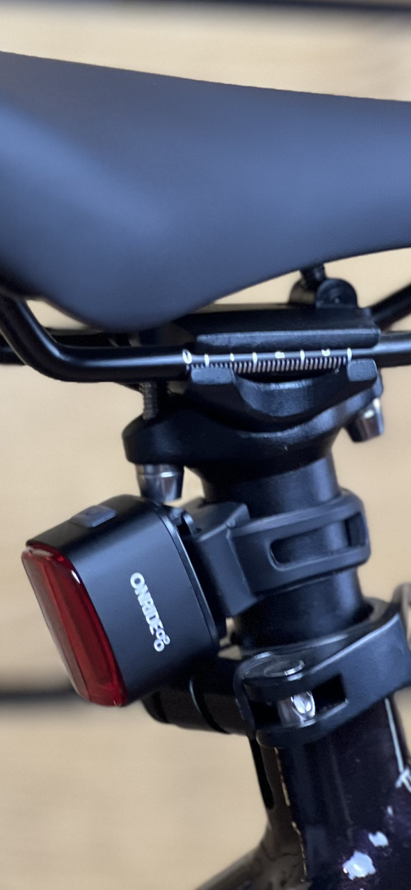 Фонарик на велосипед ліхтарик велофара задня Onride Kubek (50 lm, 400 mAh, Type-C), алюмінієва