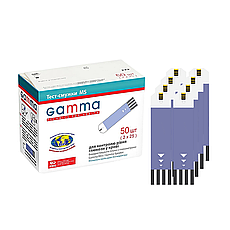 Тест-смужки Гамма MS 50 шт. (Gamma MS)/400 штук