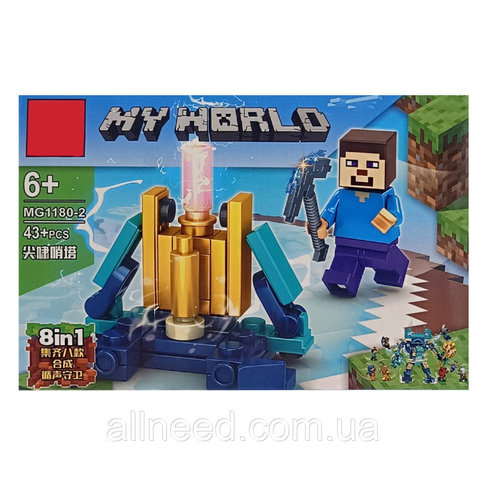 Дитячий конструктор "MINECRAFT" 1180-2, 43 деталі