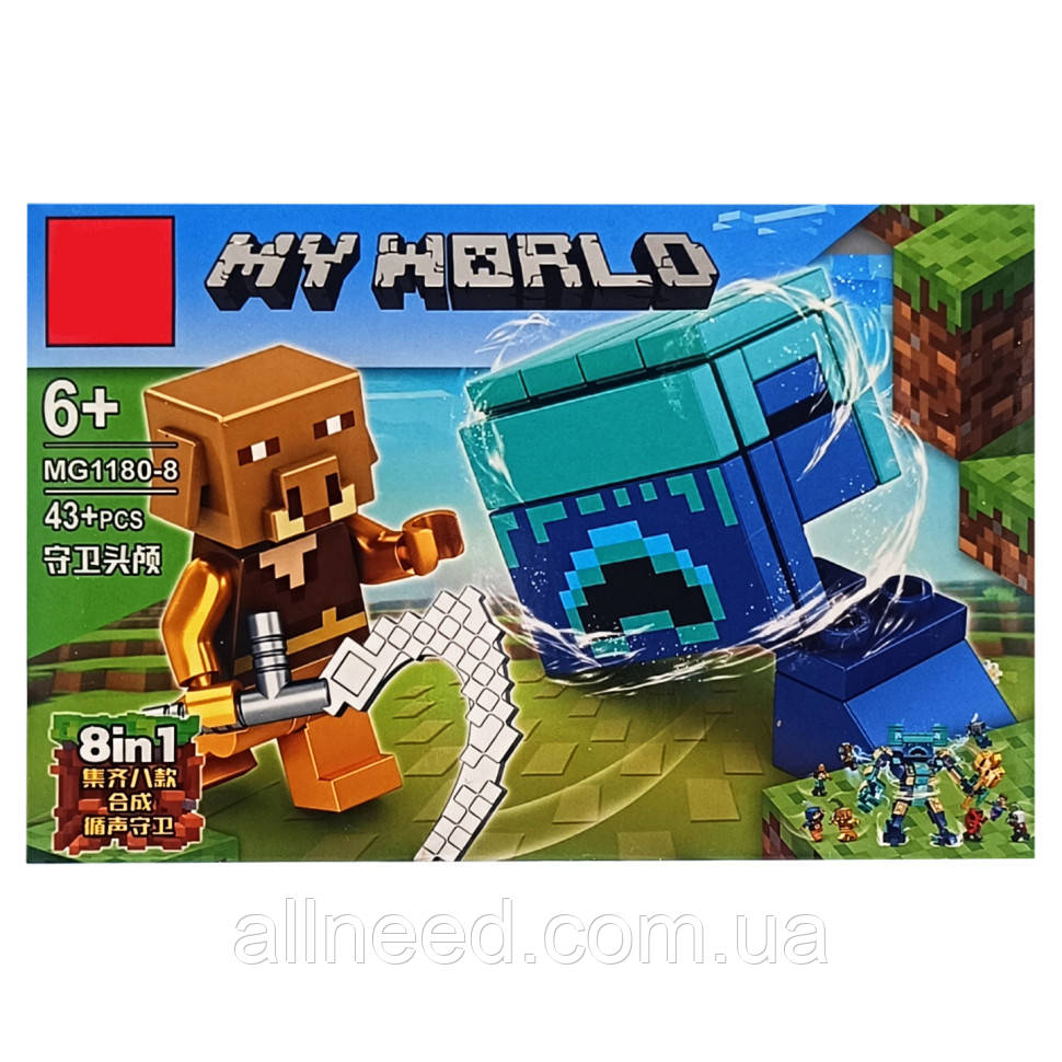 Дитячий конструктор "MINECRAFT" 1180-8, 43 деталі
