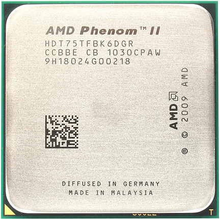 Процесор AMD Phenom II X6 1075T Socket AM3 (HDT75TFBK6DGR) Б/В, фото 1