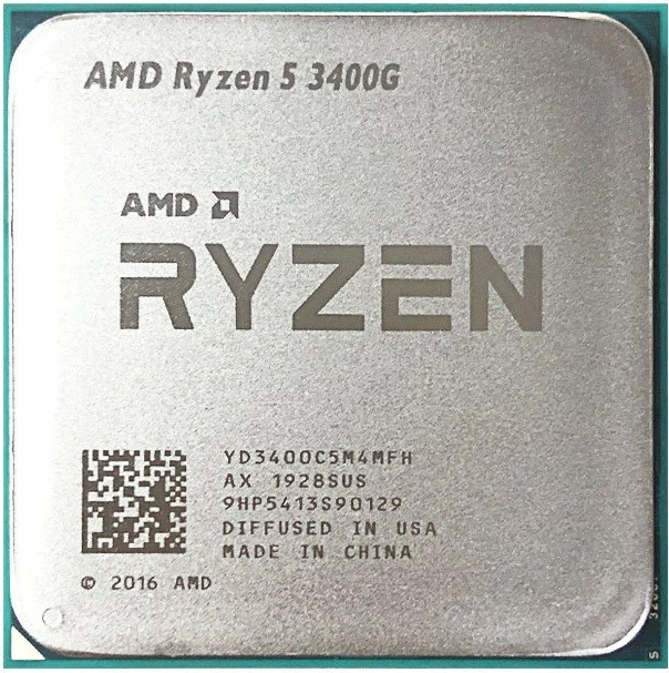 Процесор AMD Ryzen 5 3400G Socket AM4 (YD3400C5FHBOX) Б/В