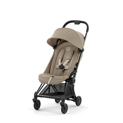 Коляска прогулянкова Cybex Coya Matt Black Cozy Beige Бежева, фото 1