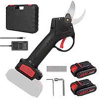 Секатор садовий акумуляторний в кейсі з 2 акумуляторами