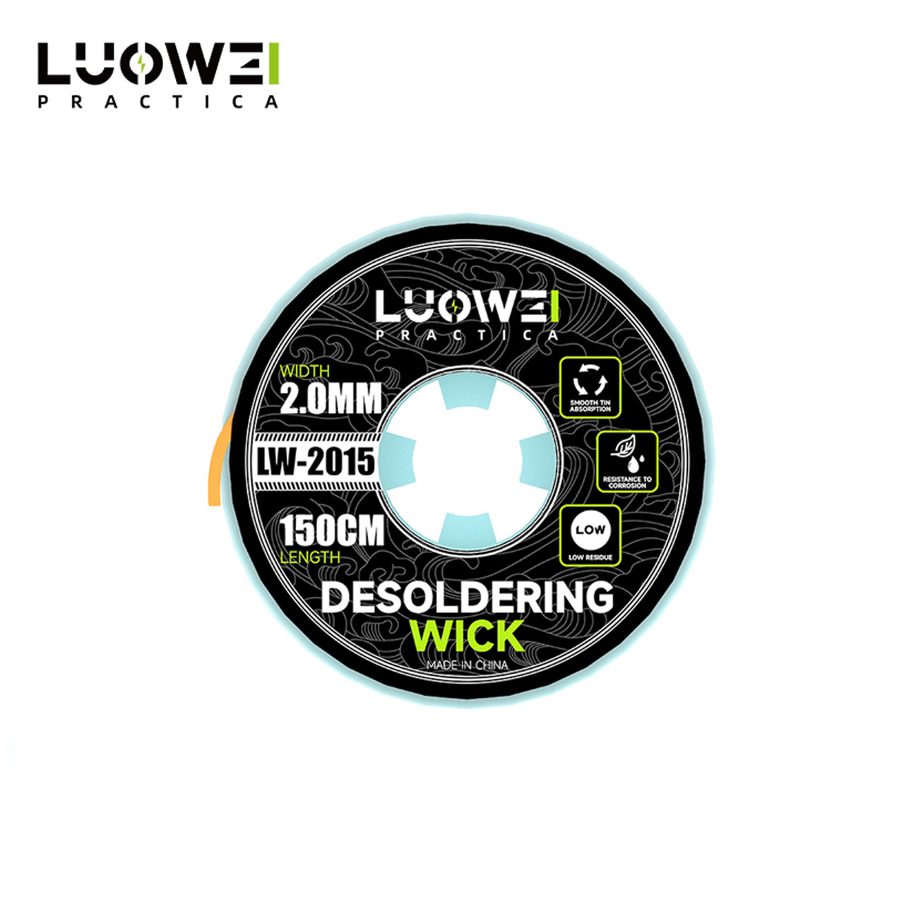 Очищувач припою LUOWEI LW-2015 (2 мм) (1.5 м)