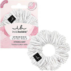 Резинка-браслет для волосся INVISIBOBBLE SPRUNCHIE EXTRA HOLD Pure White