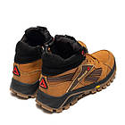 Зимові високі черевики Reebok для хлопчика з натуральної шкіри з хутром високі теплі кросівки на м'якій підошві, фото 4