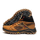 Зимові високі черевики Reebok для хлопчика з натуральної шкіри з хутром високі теплі кросівки на м'якій підошві, фото 5