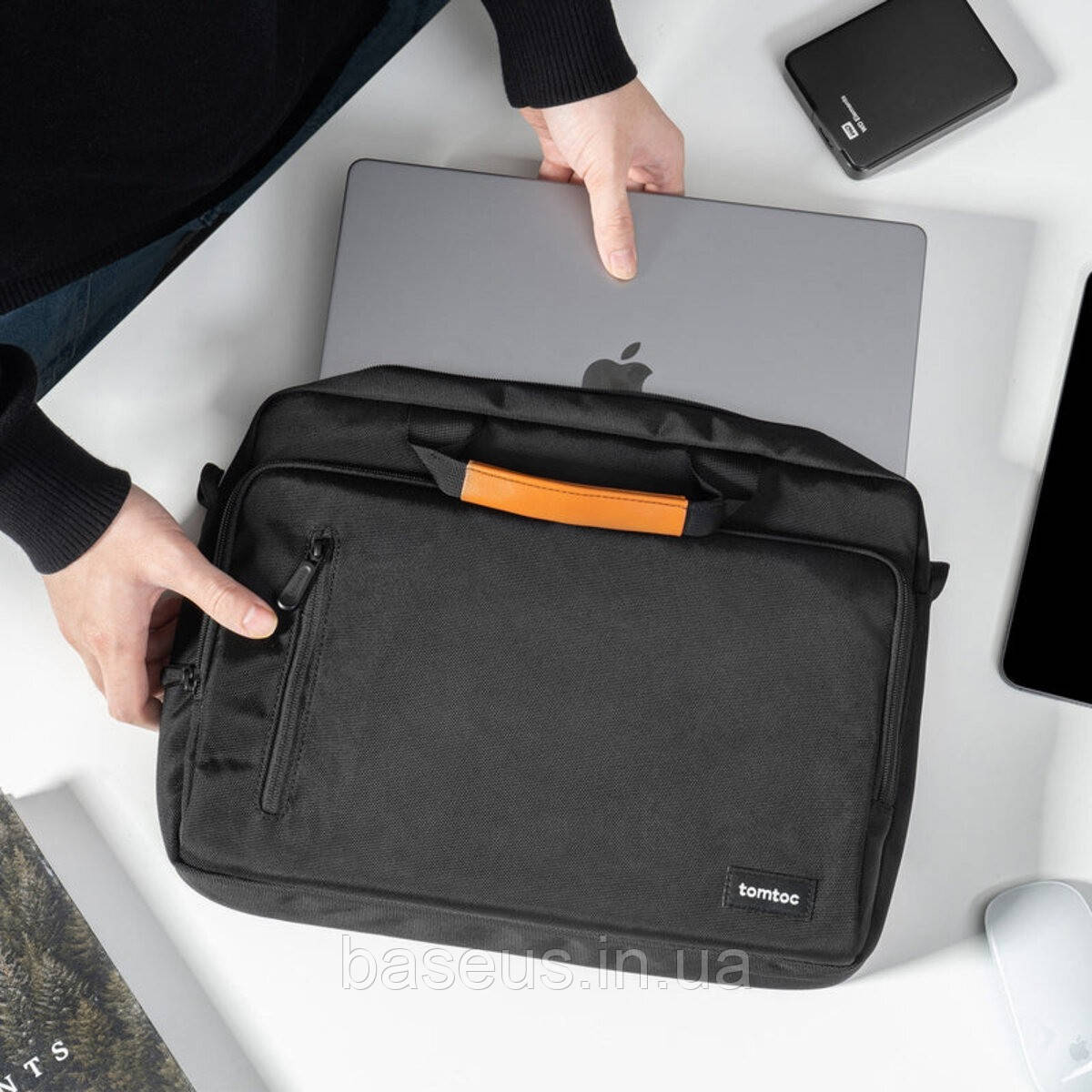 Сумка для ноутбука Tomtoc Navigator-A43 Laptop Briefcase Black 15.6 Inch
