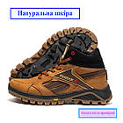 Зимові високі черевики Reebok для хлопчика з натуральної шкіри з хутром високі теплі кросівки на м'якій підошві, фото 2