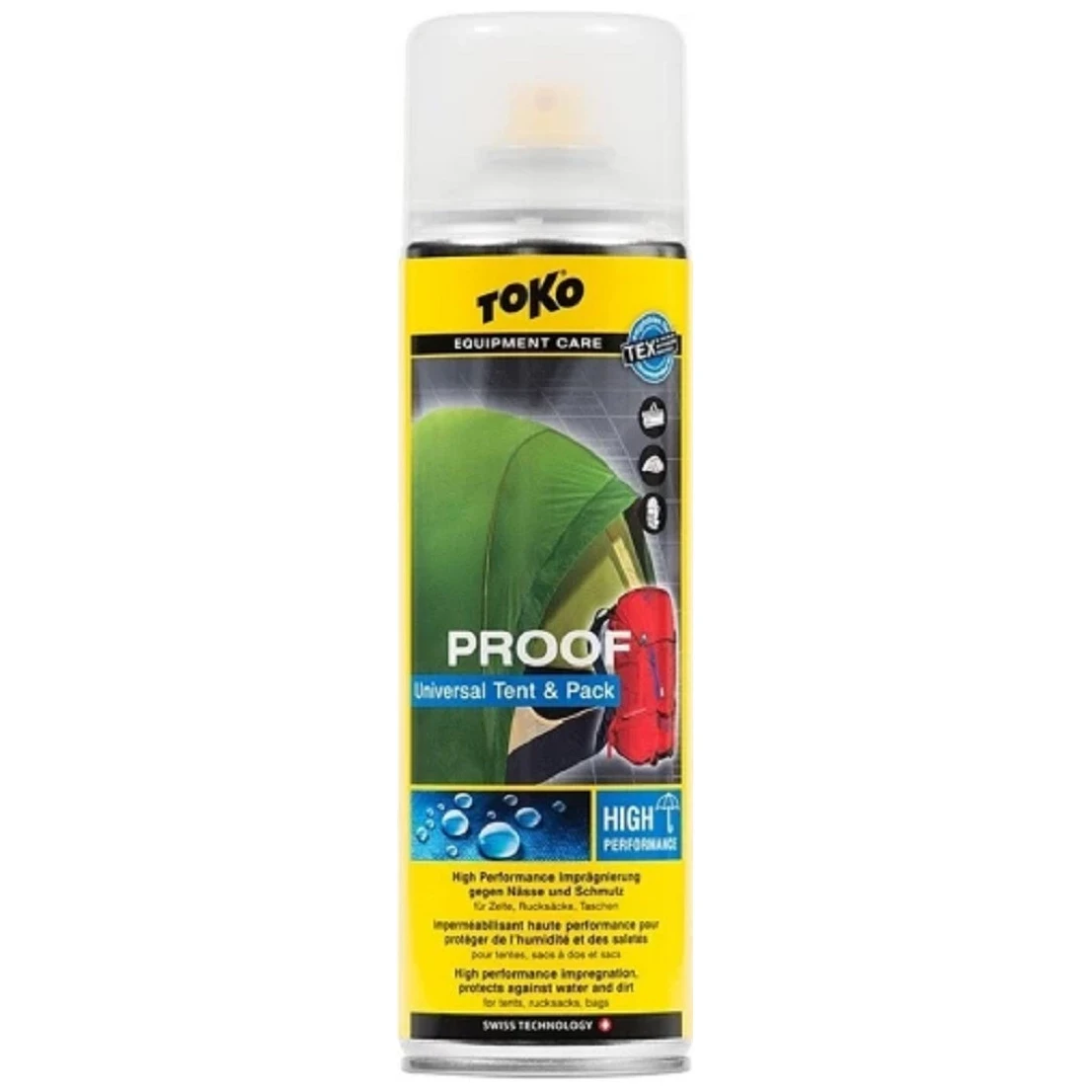 Просочення для спорядження Toko Tent & Pack Proof 500 ml